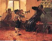 Georgios Jakobides Children's Concert. oil painting on canvas